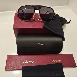 New Unisex Cartier Gold Rimmed Glasses
